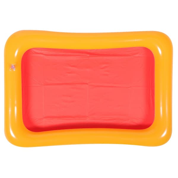 Indoor PVC Sandbox Inflatable Sandbox Portable Inflatable Tray Moldable Sandbox 60x45cm