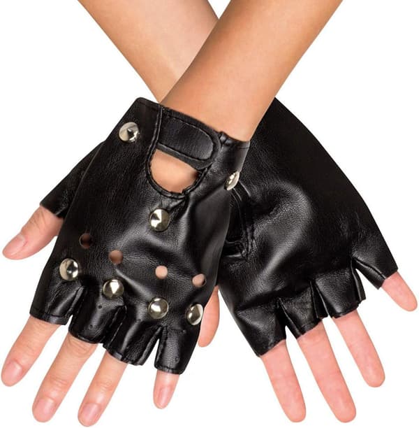Herrhandskar, nitar, icke-mainstream halvfingerhandskar, punkhandskar