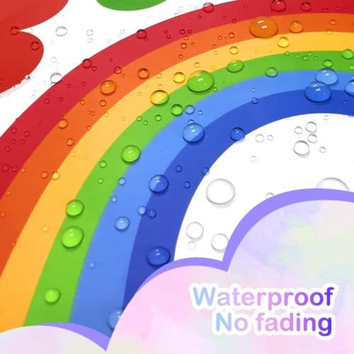 Wall decorations for children, handprints. Inspirational wall decals for the classroom