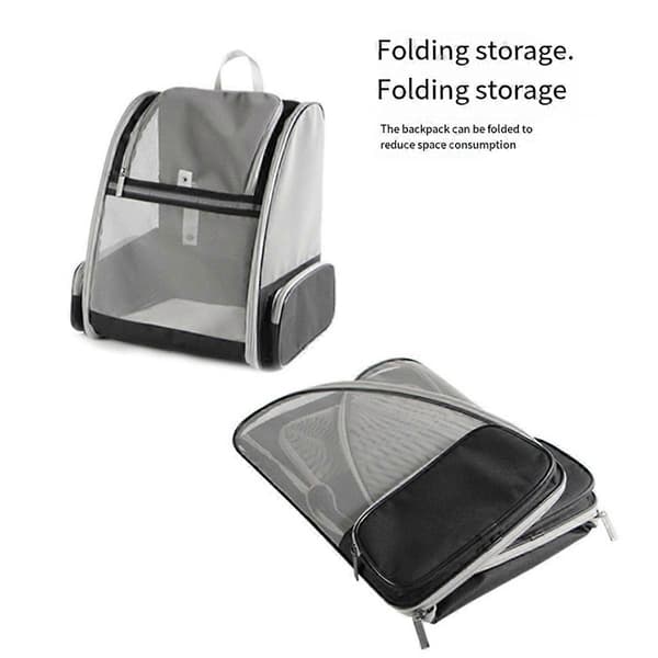 Cat Bag Portable Cat Backpack Pet Bag Cat Backpack Foldable Large Capacity Breathable Pet Bag