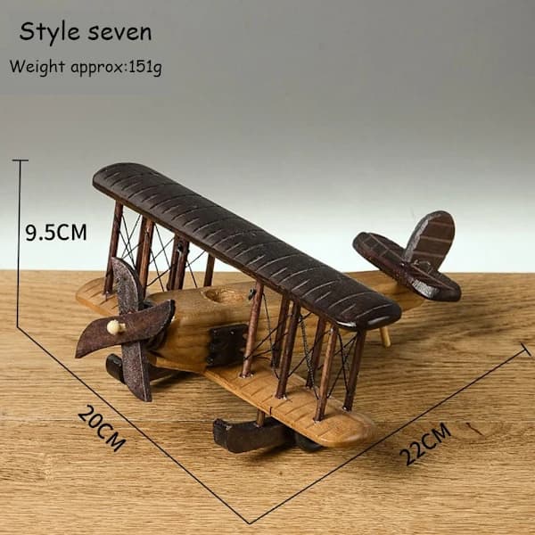 Vintage træfly Flymodel STIL SYV STIL SYV stil syv[XJ]