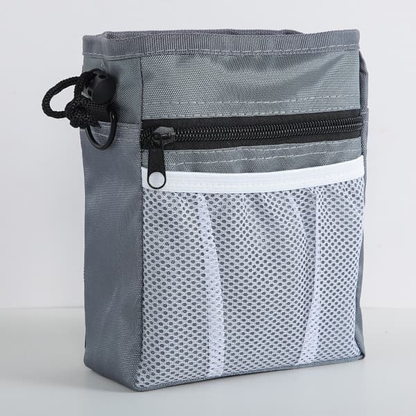 Grå kæledyrssnacks pakke Fanny Pack hundegodbidder beholder kæledyrssnacks beholder