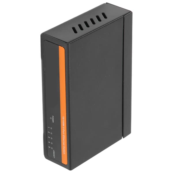 5-ports Ethernet Fiber Switch 100M TBCS4005E Plug Play Stabil Robust Computernetværksswitch 100-240V (US-stik)
