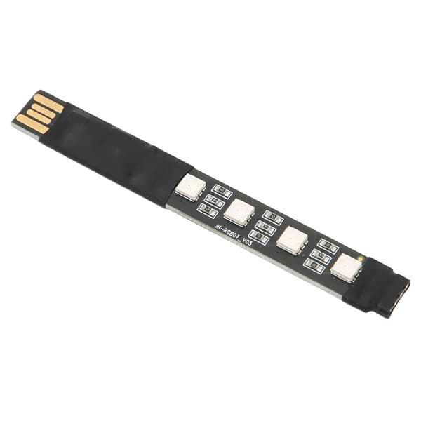 LED Strip Lights Remote Control 4-Pin Interface Convenient Practical Music Sync Lighting Unit for Home Black
