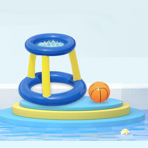 Inflatable Pool Volleyball Set with Volleyball Net Arches Thickened Safe Portable Inflatable Pool Game Set 52418