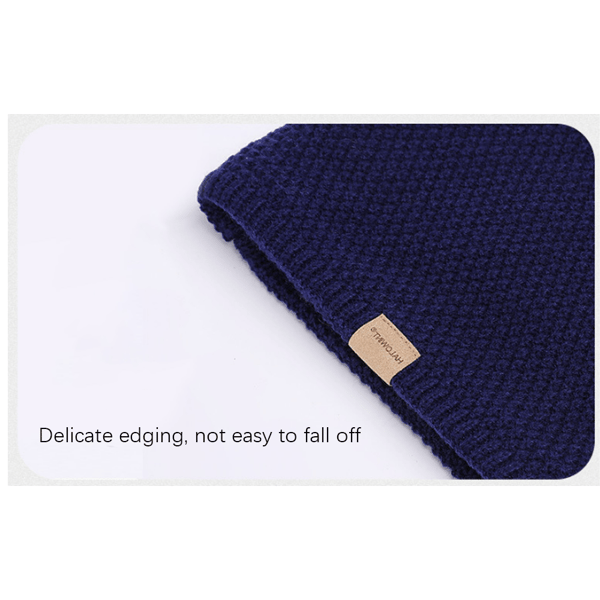 Winter Neck Warmer Snood Circle Scarf Fleece Lined Double Layer K