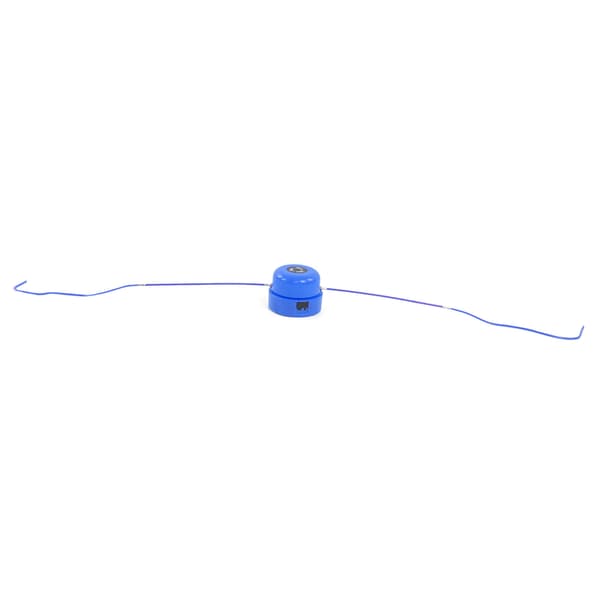 Smart Jump Rope Machine Hands Free Speed Adjustable LCD Screen Ergonomic Electric Skipping Machine with Remote Control Blue