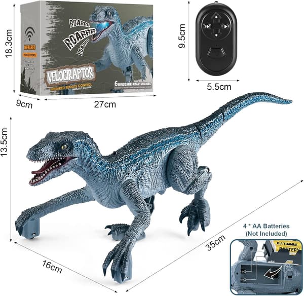(Grå) Fjernkontroll Dinosaurleke, Dinosaurleke, Fjernkontroll