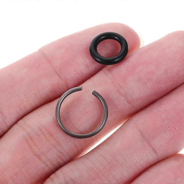 Impact Socket Retainer Rings with 1/2\" Keyrings - Essential Key Accessories 12-Pack