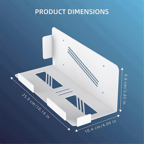 Wall Mount for Pro Console Wall Mounted Organizer White