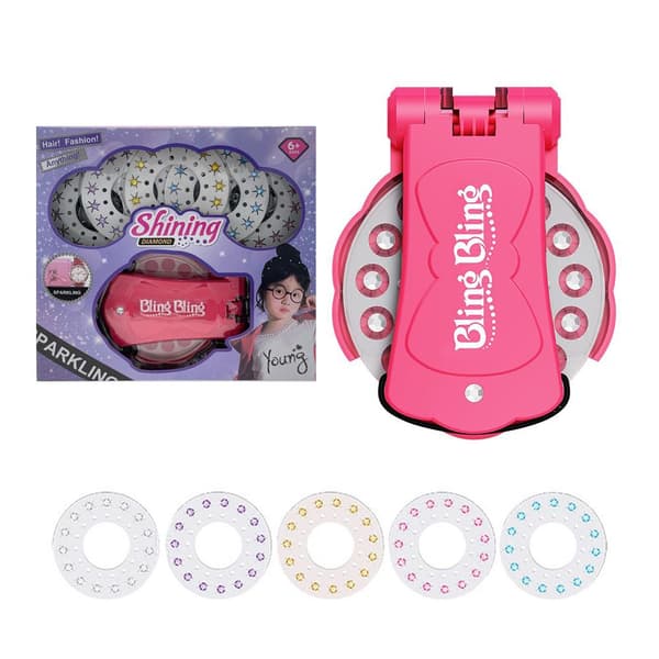 Bling Bling Ultimate Glam Kit - Fäster diamanter i håret Multicolor multifärg Multicolor multifärg