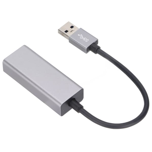 USB 3.0 Ethernet Adapter Aluminium Wired Gigabit Ethernet Network Adapter Compatible with Switch Notebook PC