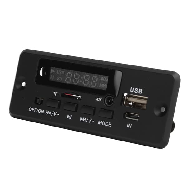TF02CAV 12V5V Dekoderkort Universal WAV Dekodermodul FM MP3 Forsterkerdekoderkort