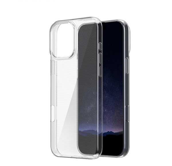 iPhone 16 PRO MAX Cover Gennemsigtigt Tyndt Silikonecover 0.3mm