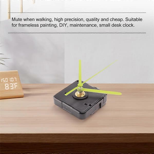 Quartz Clock Movement Wall Clock Mechanism Silent Mode DIY Repair Replacement Parts Kit Home Decor