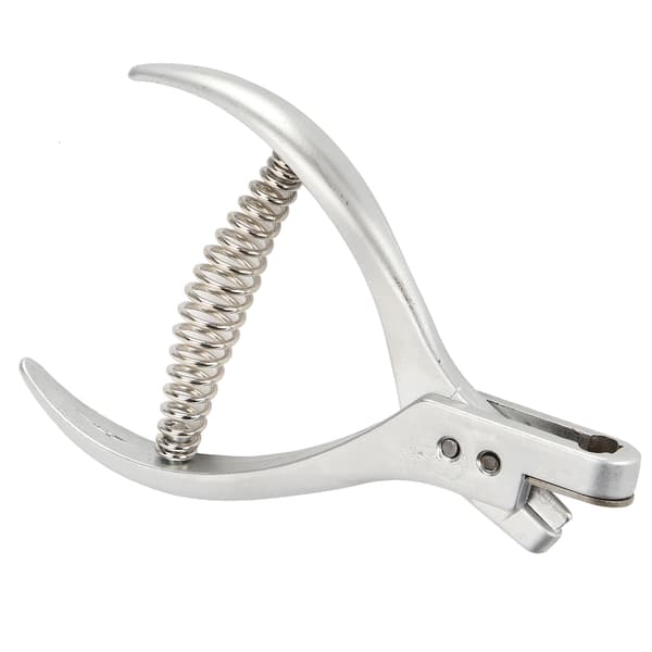 Hole Punch Stainless Steel U-shaped Proofing Cutting Hole Puncher Manual Tool for Ticket Checking