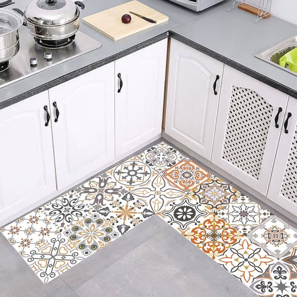 TTIO 10x50cm Self-Adhesive Floor Tiles Non-Slip Vinyl (10 pcs)