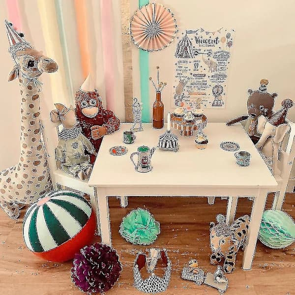 Stuffed Animal Giraffe Giant Soft Doll Kids Gift Stuffed Animal 40cm 40cm[CO]