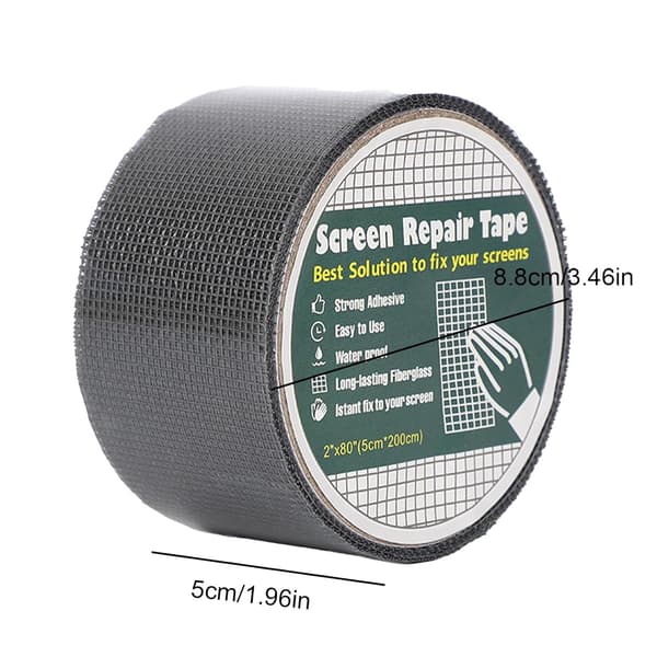 Window Tape Mesh Repair, Window Repair Patch, Mesh Window Repair Tape With Strong Adhesive, Window Patch For Quick Fix