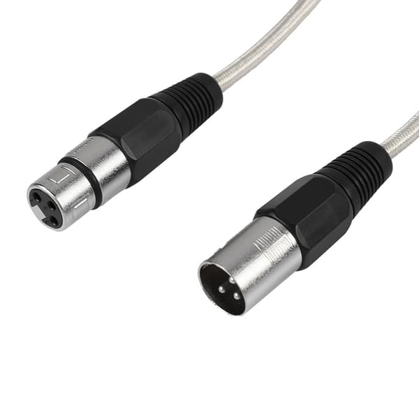 Høykvalitets XLR hann til hunn mikrofonkabel lydmikrofonkabel (15 m)