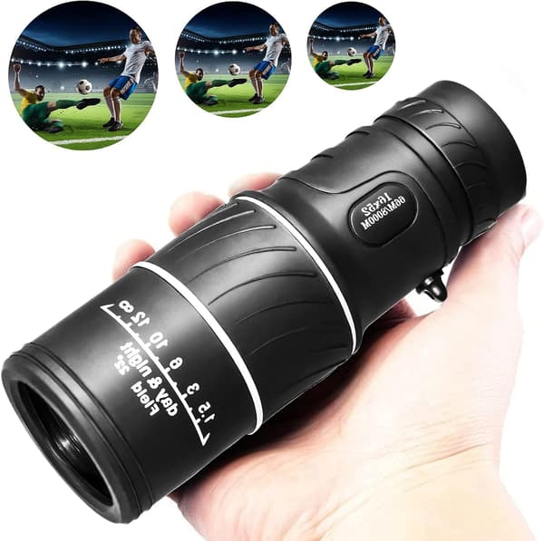 16x52 Dobbelt fokus kikkert Zoom Monokulær HD Mini Teleskop Spo