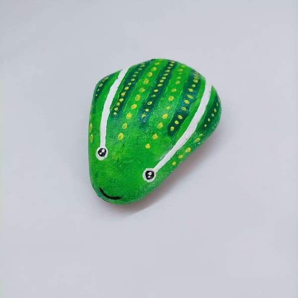 Strandsten til maling 10 stk glatte store sten (30-50 mm)