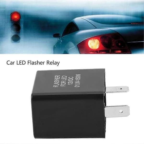 Electronic LED Adjustable Flasher Relay For Turn Signal Light Indicator