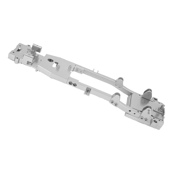 RC metalchassisramme DIY-del til WPL D12 1/10 RC modelbil opgraderingsdele tilbehør sølv