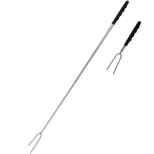 Teleskooppinen terästanko nuotiolle 24 cm