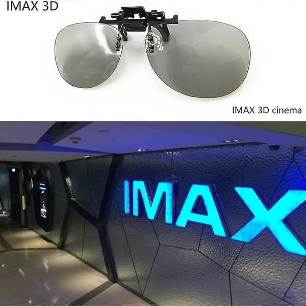 Clip-on 3D-lasit silmälasien käyttäjille - Anaglyfiset lasit