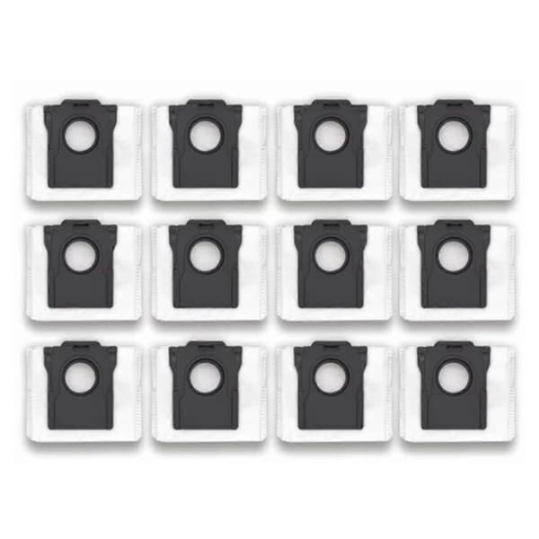 12 stk. støvposer af non-woven til Bot X30Pro Ultra X30Pro Plus robotstøvsuger, erstatningsposer