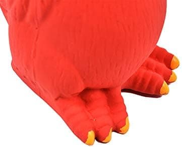 Pipiga gummikyckling hundeleker for små, mellomstore eller store raser