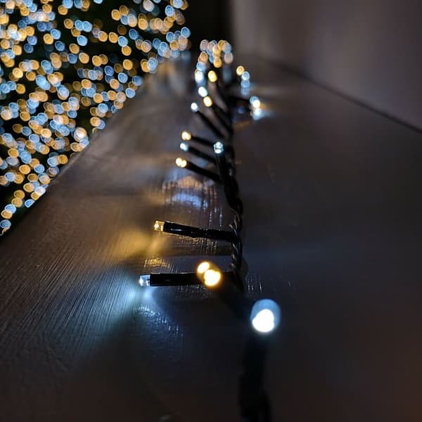 Premier Multi Action TreeBrights - Kluster-puuvalot - 1000 LED - Valkoinen & Lämmin valkoinen White