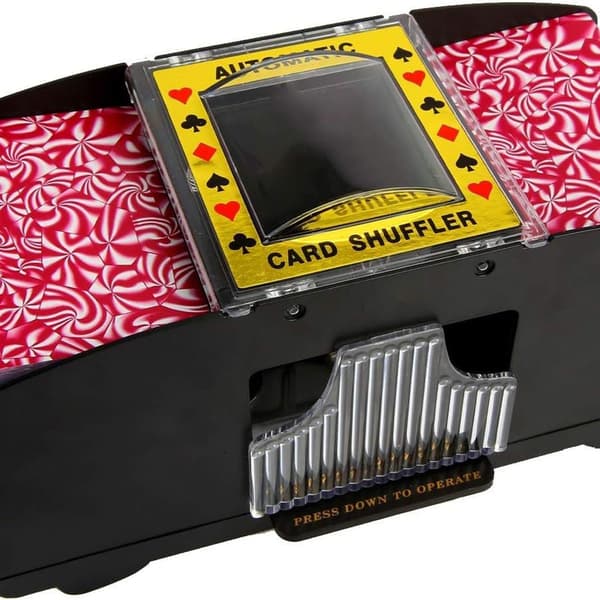 Electric Card Shuffler, 2 Decks Automatic Card Shuffler Battery Operated KLB
