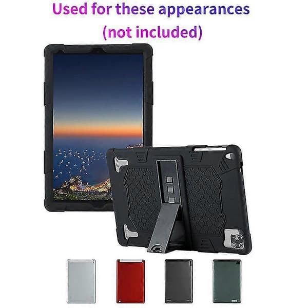 10,1 tommer tabletcover silikoneetui tabletstativ universelt tabletcover justerbart stativ med kapacitiv pen
