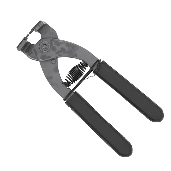 Leather Silent Pliers 4mm 2 Teeth Leather Pliers Rhombus Awl Non-slip Silent Sewing Chisel Leather Punch Tool