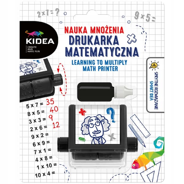 LÆR MULTIPLIKATION KIDEA 4509 MATEMATIK STEMPEL