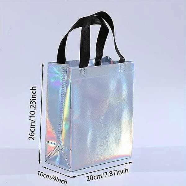 Rainbow gift bag, durable and eco-friendly, 10 medium sizes, birthday and festival gift bag