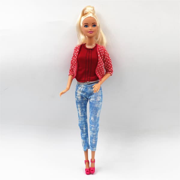 8-delt Barbie modekjole kostume, seler, mode top C C