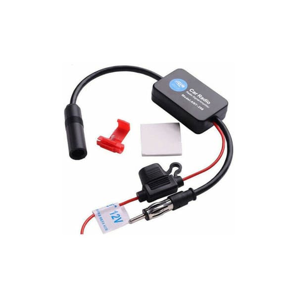 Bilradio FM AM Signalforstærker Stereo Booster 12V