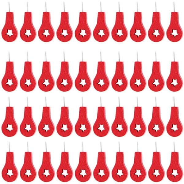 Decorative Red Map Tacks with Map Pattern for Cork Board, Office, School, 40 Pcs Thumbtacks Office Supplies