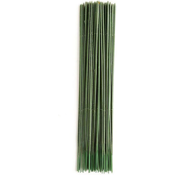 100 plastblomster, kunstige blomster, korte stilker