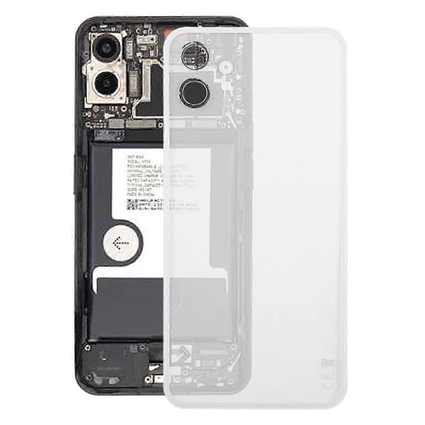 Compatible back cover for Nothing Phone 1 A063 White White