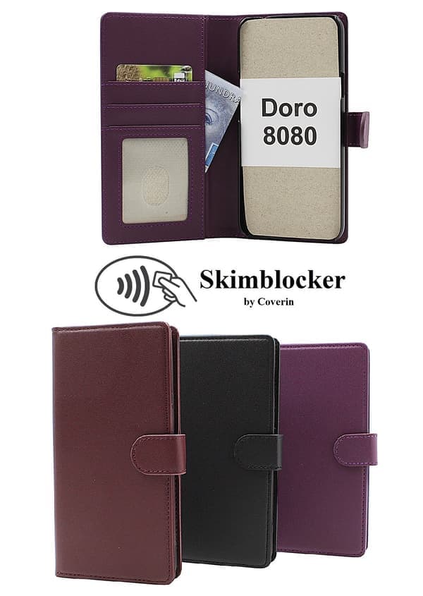 [RM]Skimblocker Doro 8080 Lommeboketui Svart