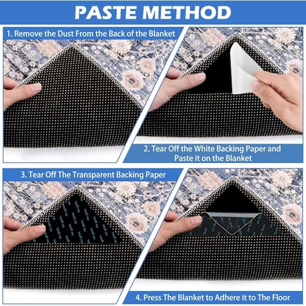 16 Anti-Slip Pads, Non-Slip Mat, Non-Slip Mat for Carpets, Floors