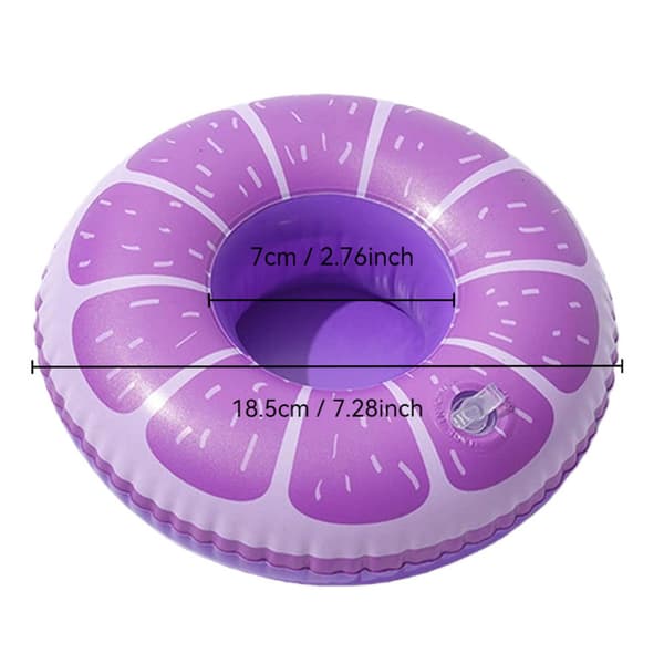 Set med 9 uppblåsbara poolunderlägg, sommar- och strandfestleksaker, stil 11
