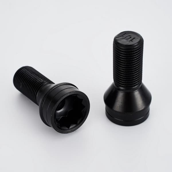 4 pcs M14*1.5 MM Black Wheel Bolts & Locking Wheel Nuts with Spare Key and Accessories