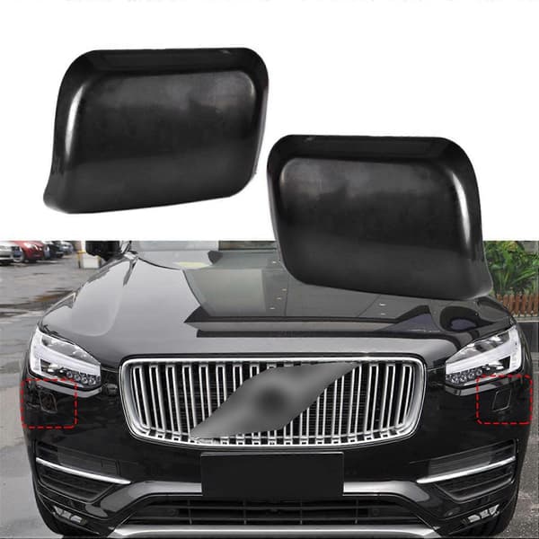 Left Side for XC90 2002-2006 Front Bumper Headlight Lamp Washer Nozzle Cover Cap 30698208