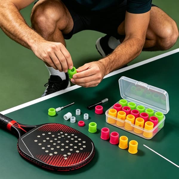 15 stk. tennisracket-dæmpere, brug fra reduktionsstykker -