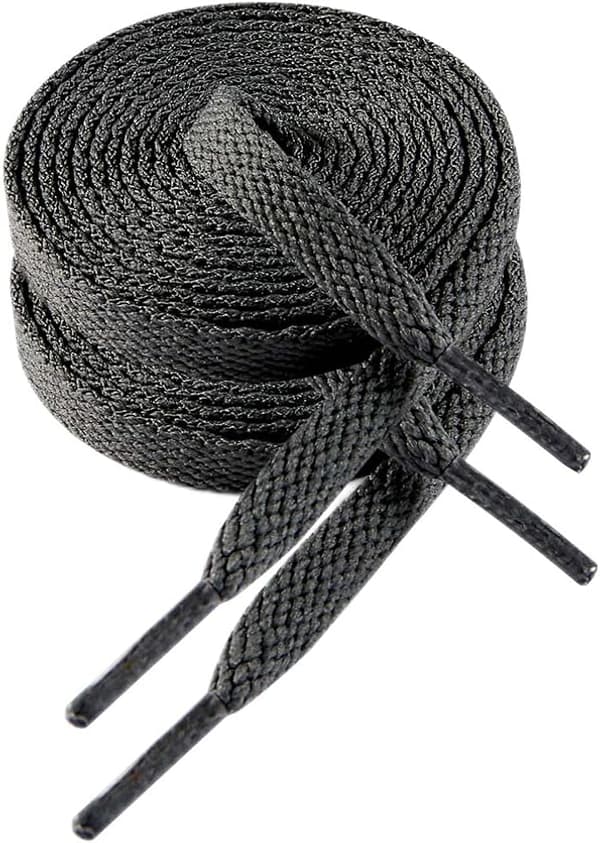 80 cm flade snørebånd til sneakers - Økonomiske 8 mm brede